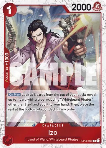 Izo OP03-003 (Alternate art)