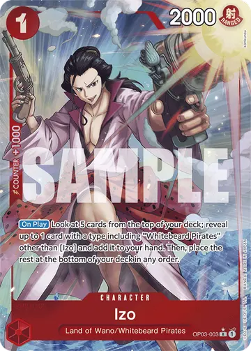 Izo OP03-003 (Alternate art)