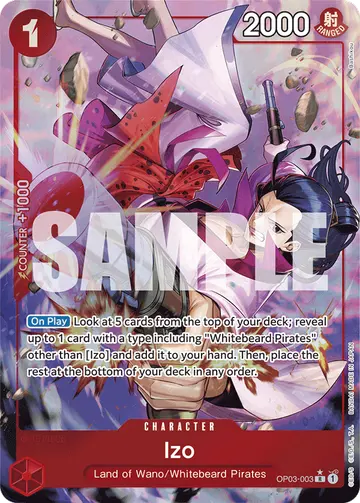 Izo OP03-003 (Alternate art)
