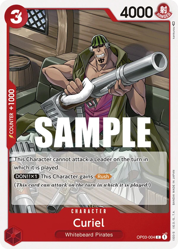 Curiel OP03-004 – One Piece Card Game Character
