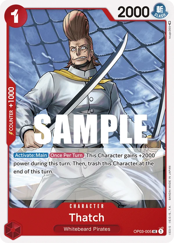 Thatch OP03-005 – One Piece Card Game Character