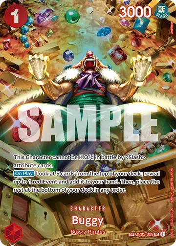 Buggy OP03-008 (Alternate art)