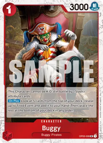 Buggy OP03-008 (Alternate art)