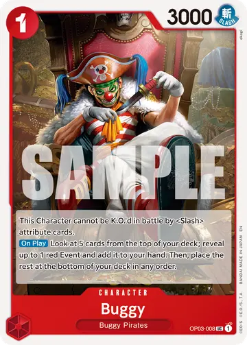 Buggy OP03-008 (Reprint)