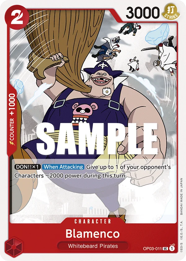 Blamenco OP03-011 – One Piece Card Game Character