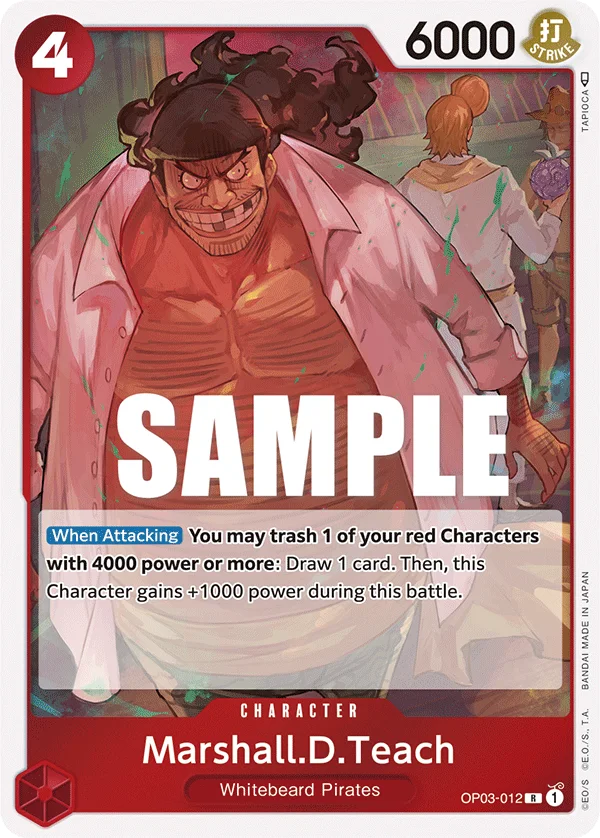 Marshall.D.Teach OP03-012 – One Piece Card Game Character