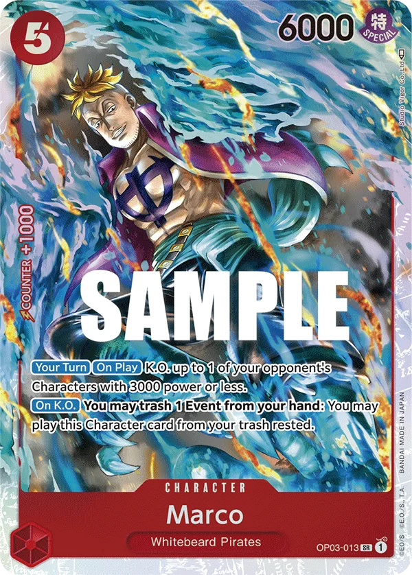 Marco OP03-013 – One Piece Card Game Character