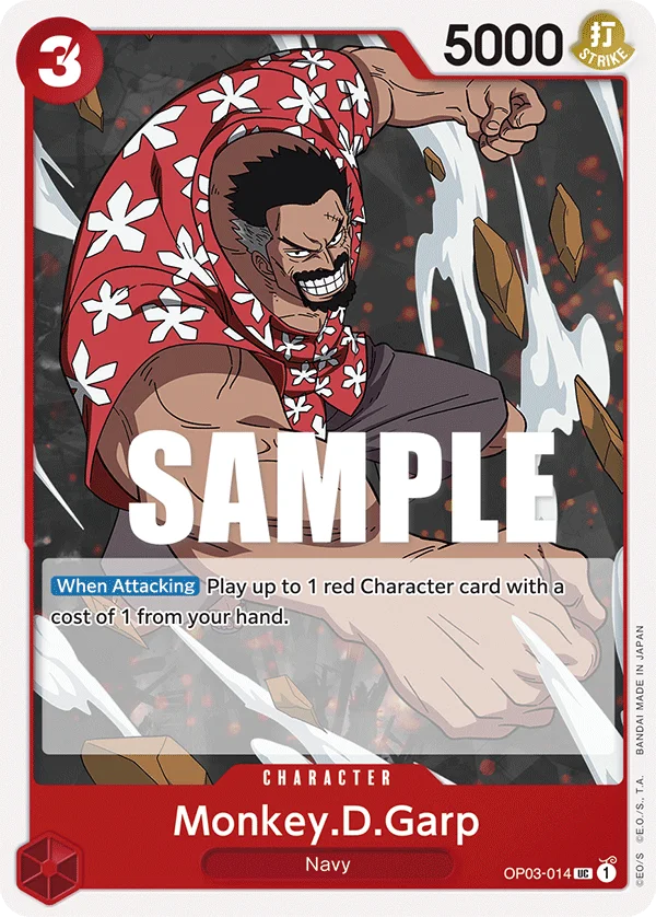 Monkey.D.Garp OP03-014 – One Piece Card Game Character