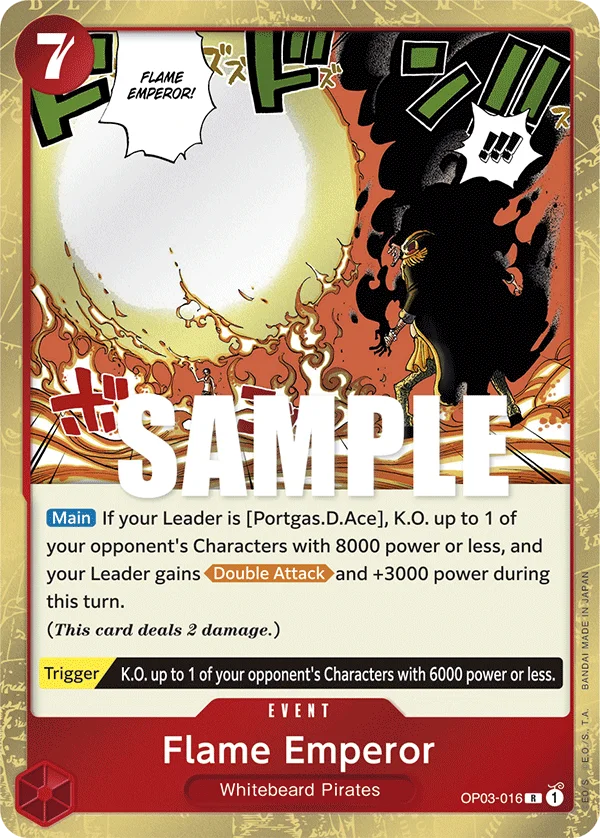 Flame Emperor OP03-016 – One Piece Card Game Event