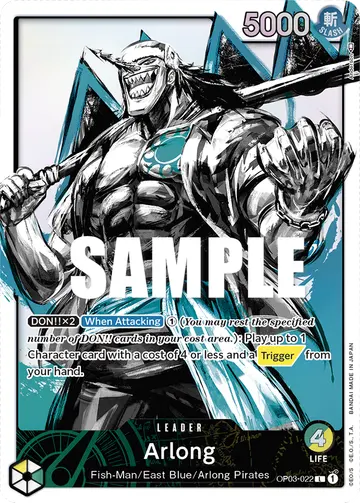 Arlong OP03-022 (Alternate art)