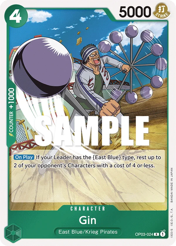 Gin OP03-024 – One Piece Card Game Character