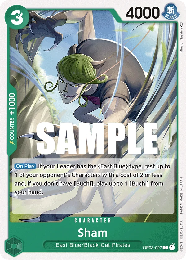 Sham OP03-027 – One Piece Card Game Character