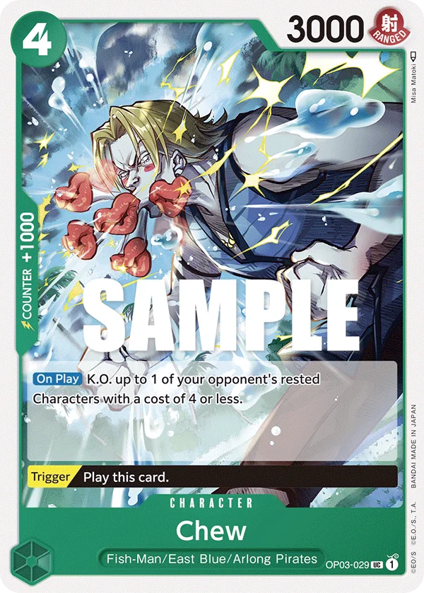 Chew OP03-029 – One Piece Card Game Character