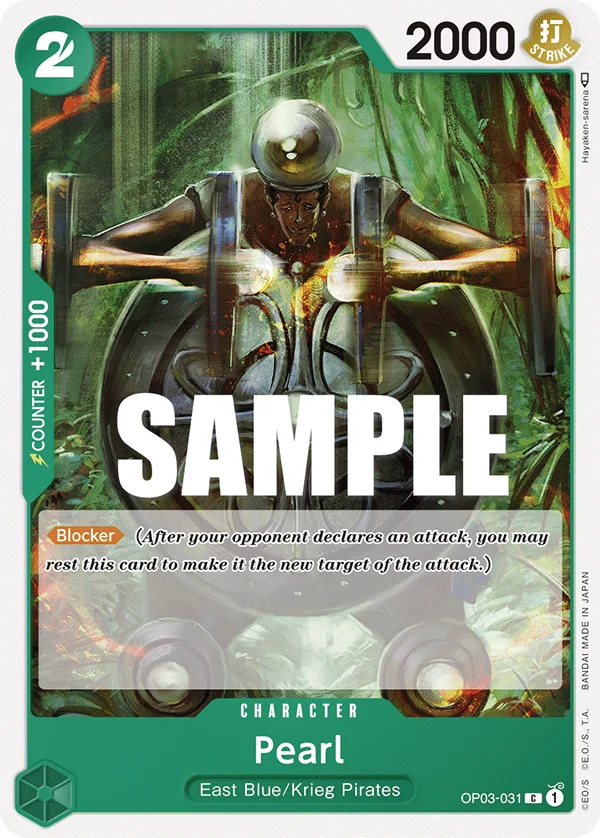 Pearl OP03-031 – One Piece Card Game Character