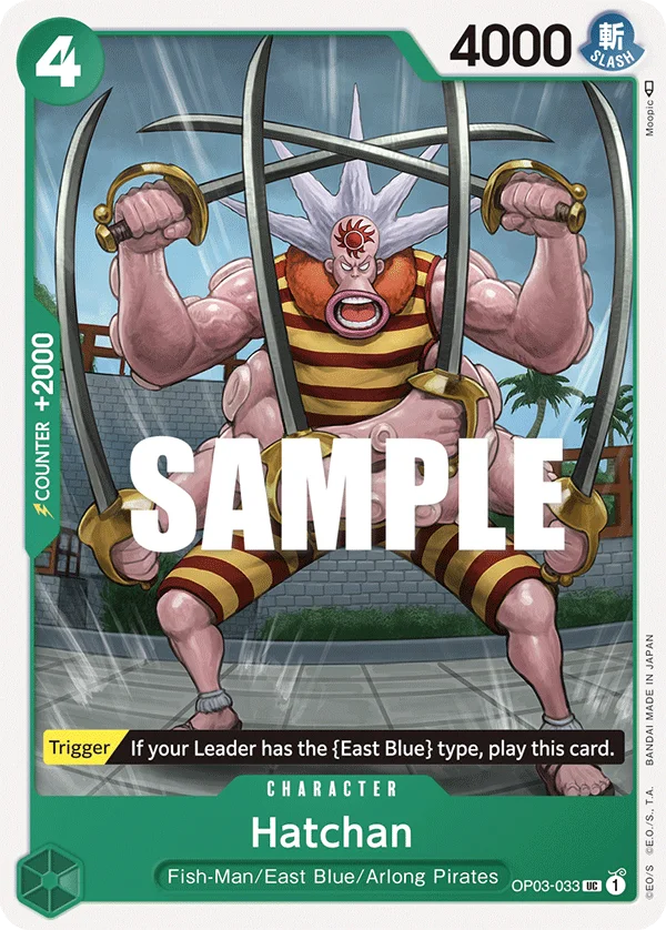Hatchan OP03-033 – One Piece Card Game Character