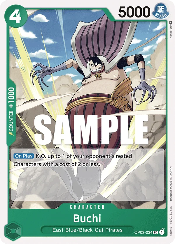 Buchi OP03-034 – One Piece Card Game Character