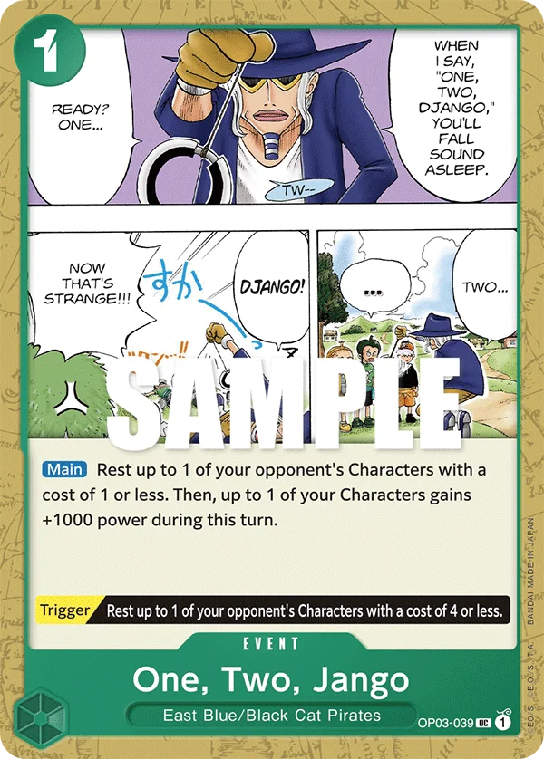 One, Two, Jango OP03-039 – One Piece Card Game Event