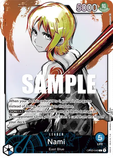 Nami OP03-040 (Alternate art)