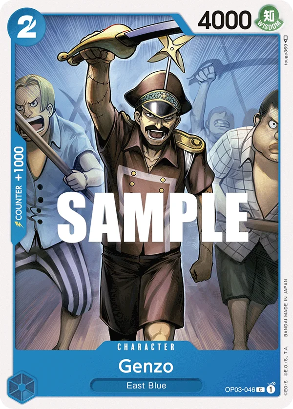 Genzo OP03-046 – One Piece Card Game Character