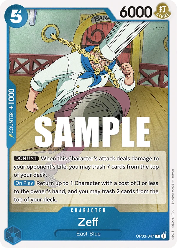 Zeff OP03-047 – One Piece Card Game Character