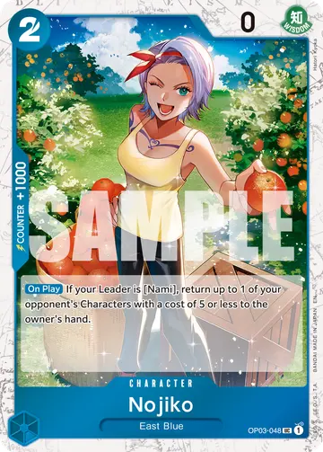 Nojiko OP03-048 (Alternate art)