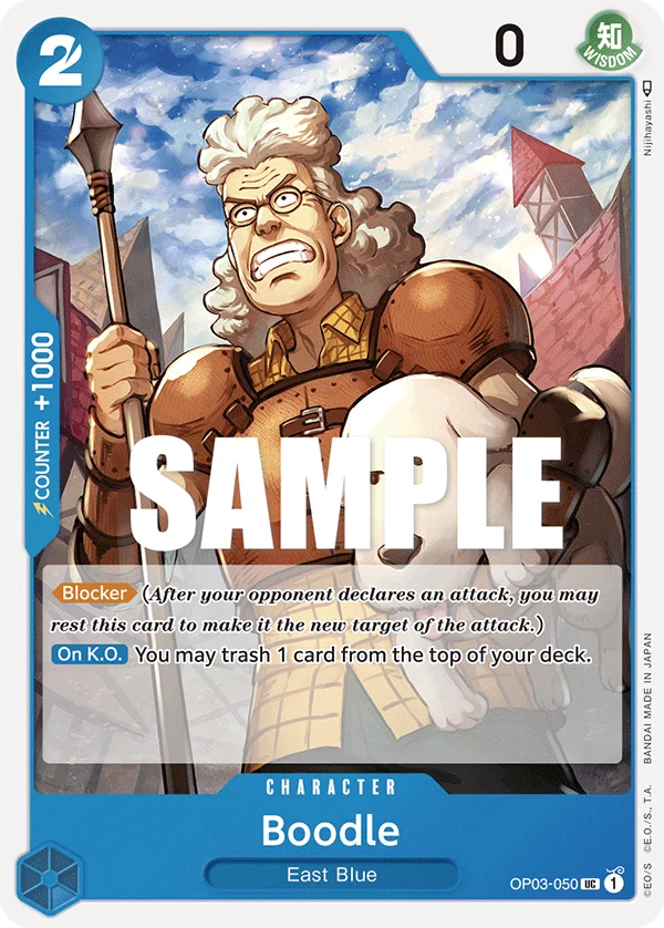 Boodle OP03-050 – One Piece Card Game Character