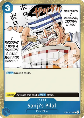 Sanji's Pilaf OP03-056 (Alternate art)