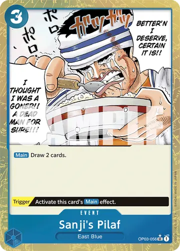 Sanji's Pilaf OP03-056 (Alternate art)