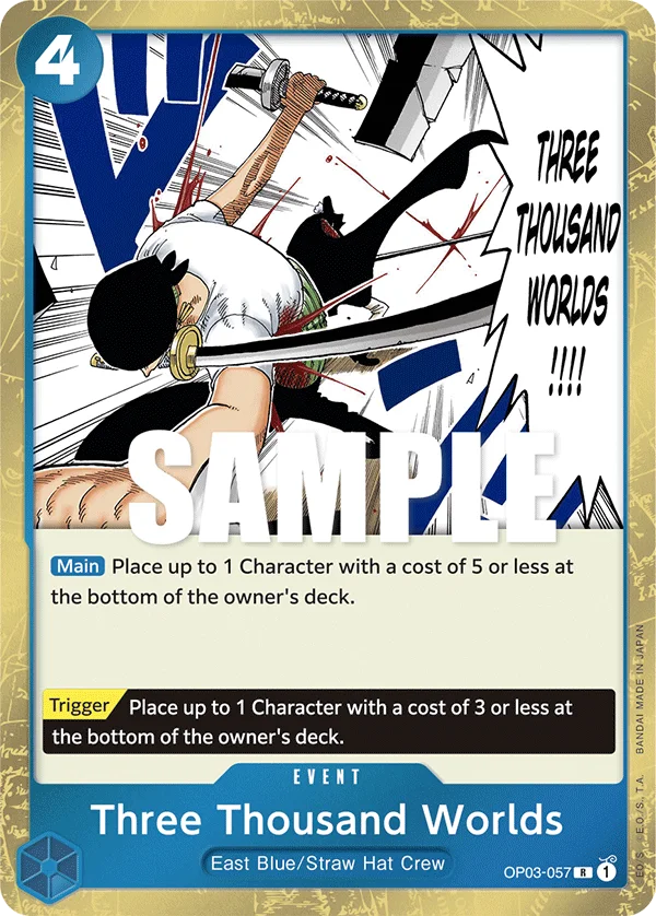 Three Thousand Worlds OP03-057 – One Piece Card Game Event