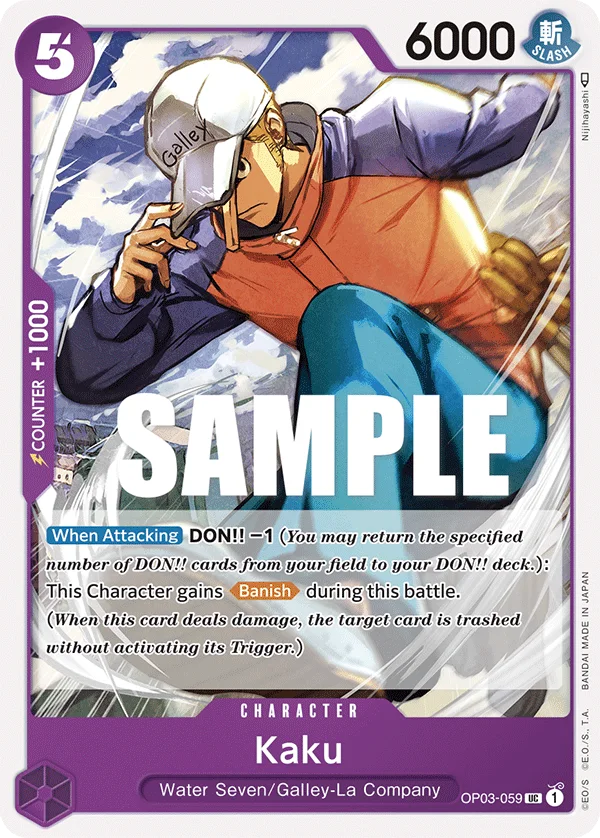 Kaku OP03-059 – One Piece Card Game Character