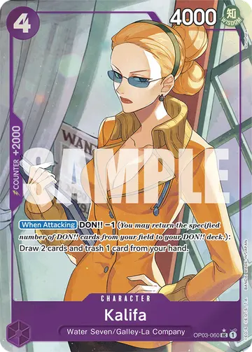 Kalifa OP03-060 (Alternate art)