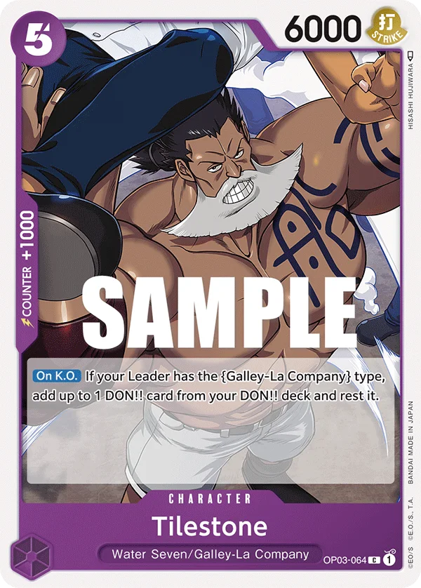 Tilestone OP03-064 – One Piece Card Game Character