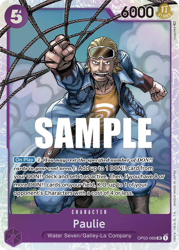 Paulie OP03-066 – One Piece Card Game Character