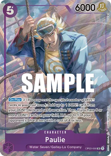 Paulie OP03-066 (Alternate art)