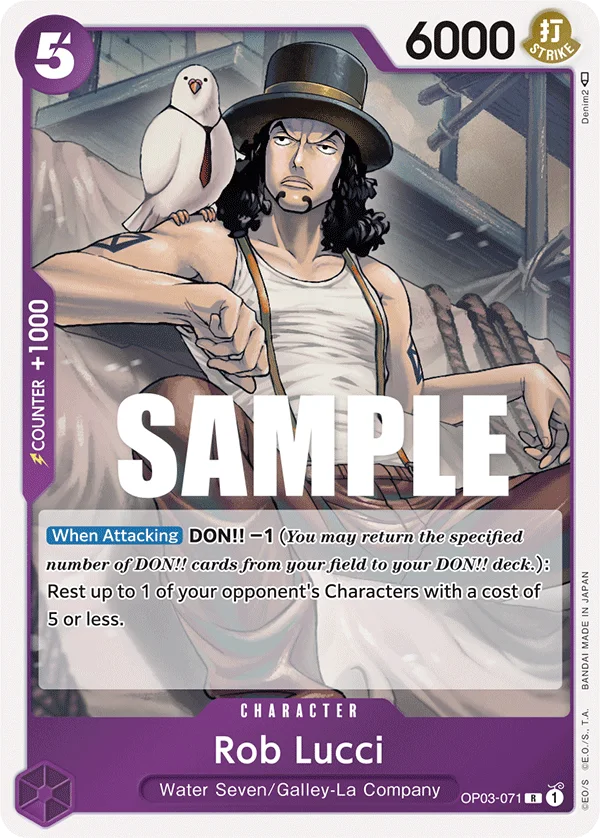 Rob Lucci OP03-071 – One Piece Card Game Character