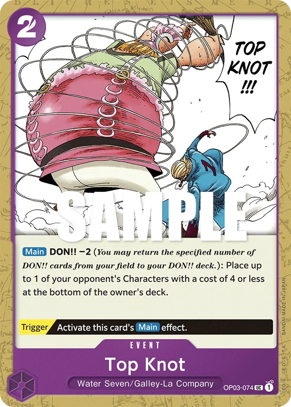 Top Knot OP03-074 – One Piece Card Game Event