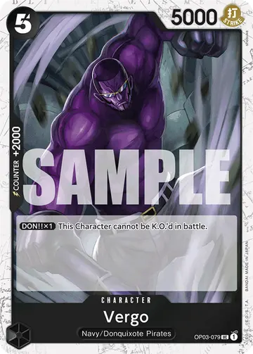 Vergo OP03-079 (Alternate art)