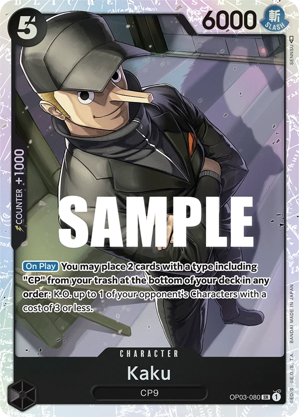 Kaku OP03-080 – One Piece Card Game Character