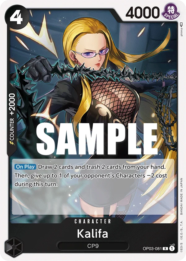 Kalifa OP03-081 – One Piece Card Game Character