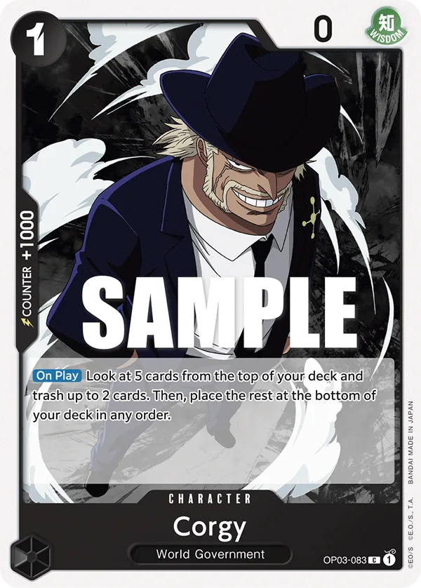 Corgy OP03-083 – One Piece Card Game Character