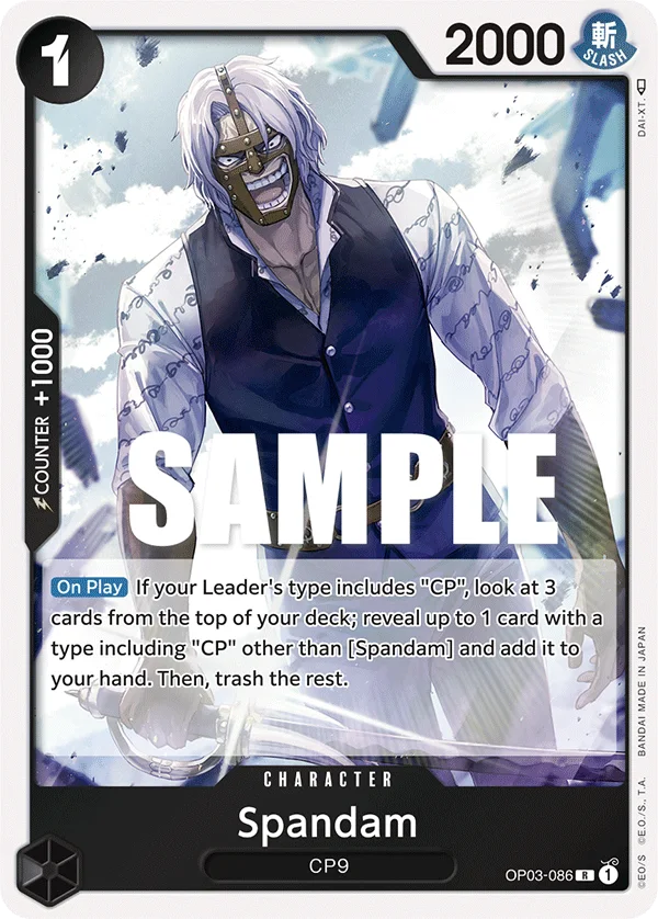Spandam OP03-086 – One Piece Card Game Character