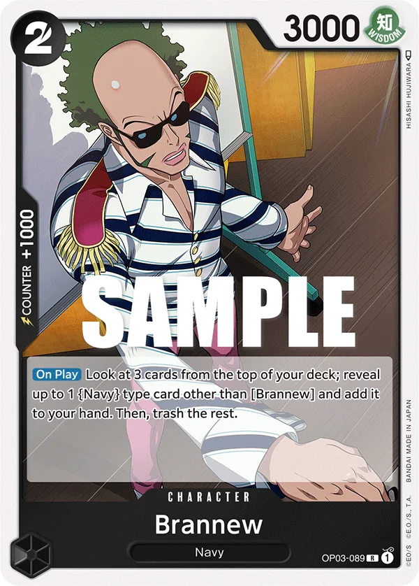 Brannew OP03-089 – One Piece Card Game Character