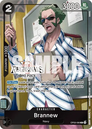 Brannew OP03-089 (Alternate art)