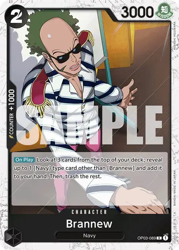Brannew OP03-089 (Alternate art)
