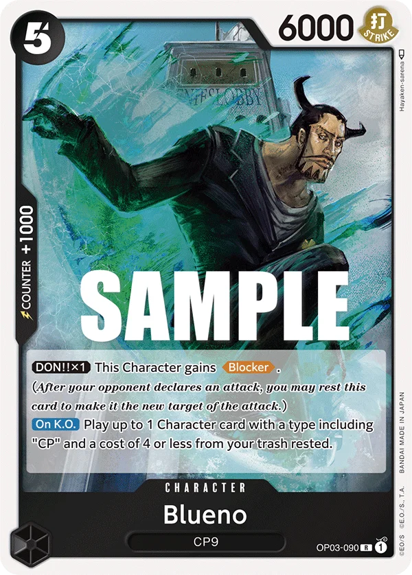 Blueno OP03-090 – One Piece Card Game Character