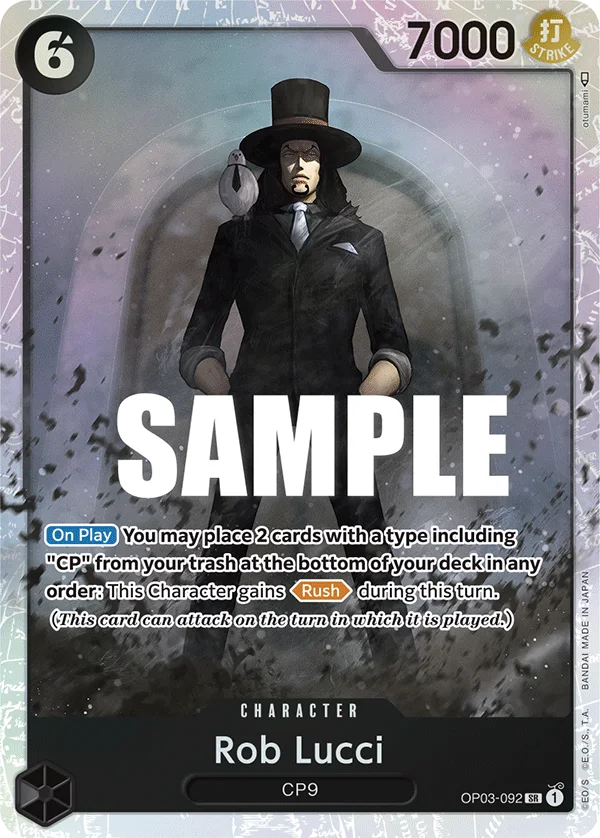 Rob Lucci OP03-092 – One Piece Card Game Character