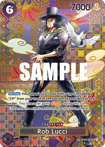 Rob Lucci OP03-092 (Alternate art)