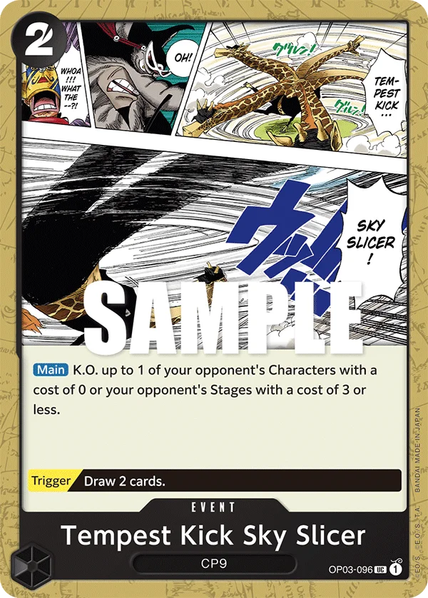 Tempest Kick Sky Slicer OP03-096 – One Piece Card Game Event