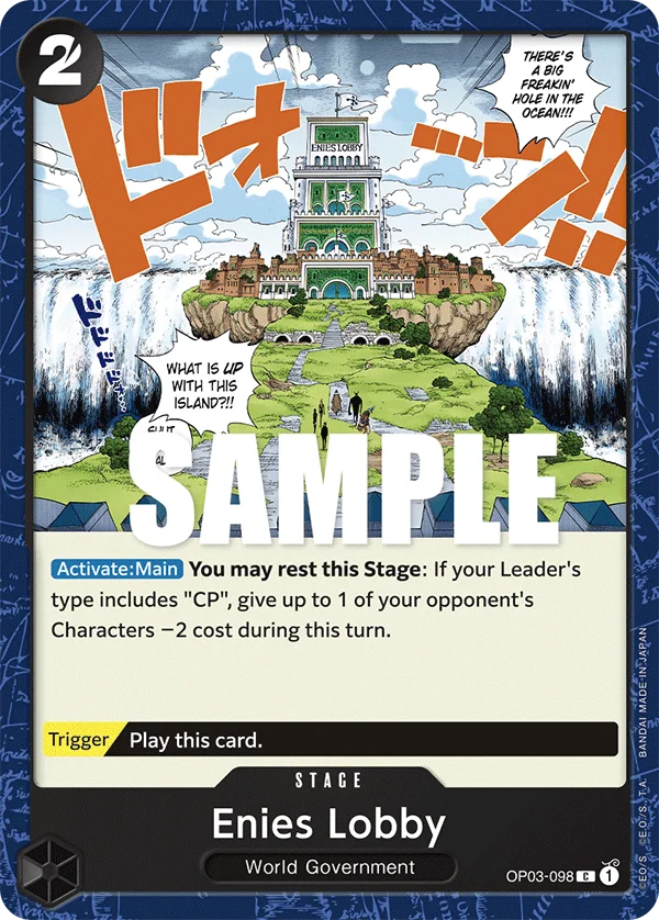 Enies Lobby OP03-098 – One Piece Card Game Stage