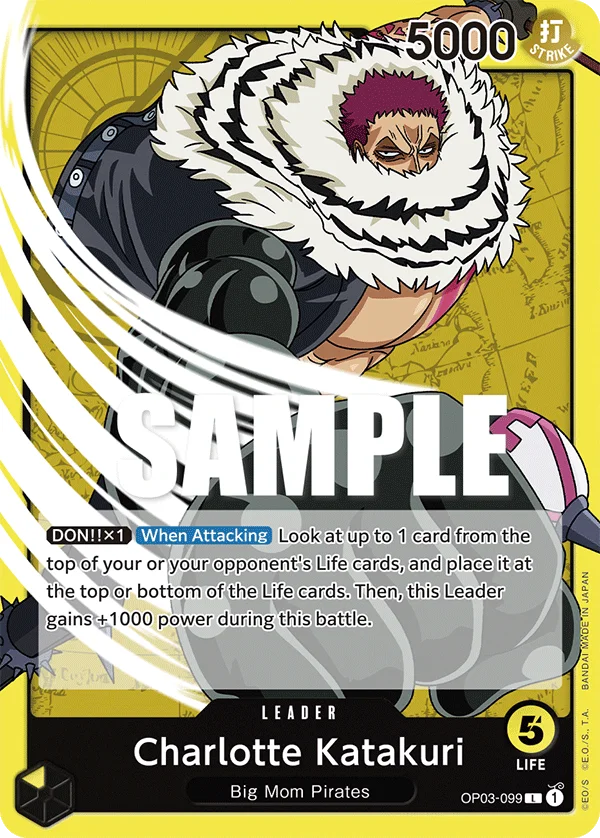 Charlotte Katakuri OP03-099 – One Piece Card Game Leader